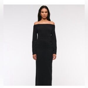 Abercrombie Off the Shoulder Sweater Maxi Dress